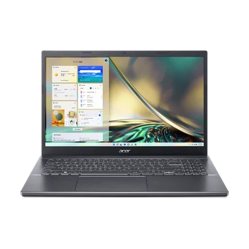 ACER Aspire A515-57-564T, 15.6" FHD IPS, Intel Core i5-12450H, 16GB, 512GB SSD, UMA, DOS, fekete