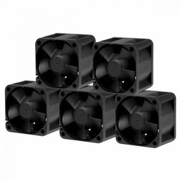 ARCTIC COOLING Szerverhűtő Ventilátor S4028-6K Fekete, 4cm (5-PACK)