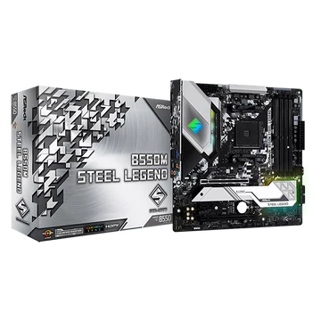 ASROCK Alaplap AM4 B550M STEEL LEGEND AMD B550, mATX
