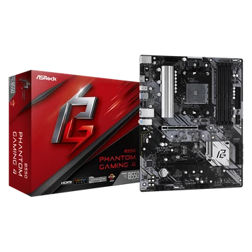 ASROCK Alaplap AM4 B550 PHANTOM GAMING 4 AMD B550, ATX