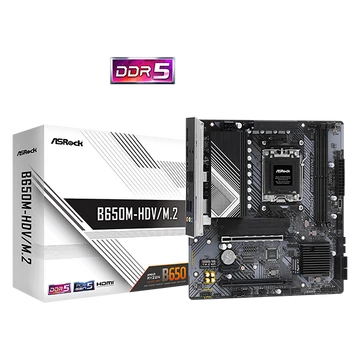 ASROCK Alaplap AM5 B650M-HDV/M.2 AMD B650, mATX