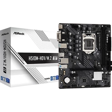 ASROCK Alaplap S1200 H510M-HDV/M.2 SE INTEL H470, mATX