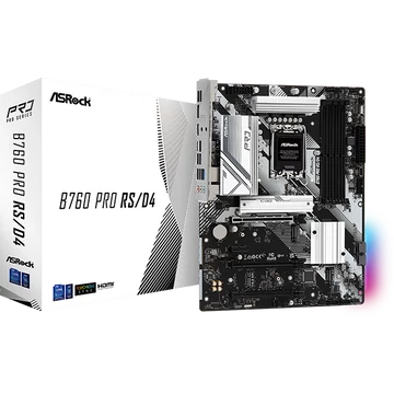 ASROCK Alaplap S1700 B760 PRO RS/D4 INTEL B760, ATX