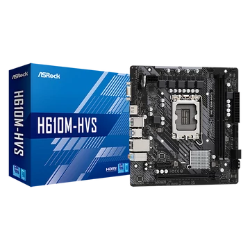 ASROCK Alaplap S1700 H610M-HVS INTEL H610, mATX