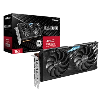 ASROCK Videokártya PCI-Ex16x AMD RX 7800 XT CHALLENGER 16GB DDR6 OC