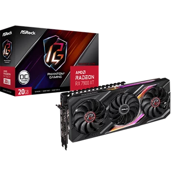 ASROCK Videokártya PCI-Ex16x AMD RX 7900 XT PHANTOM GAMING 20GB DDR6 OC