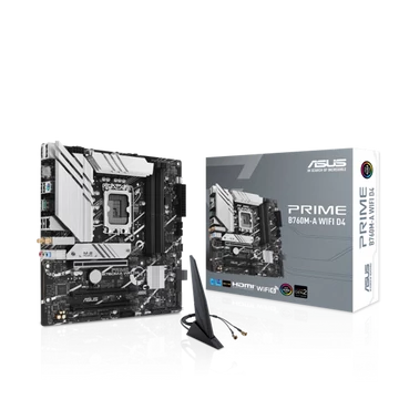 ASUS Alaplap S1700 PRIME B760M-A WIFI D4 INTEL B760, mATX