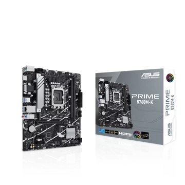 ASUS Alaplap S1700 PRIME B760M-K INTEL B760, mATX
