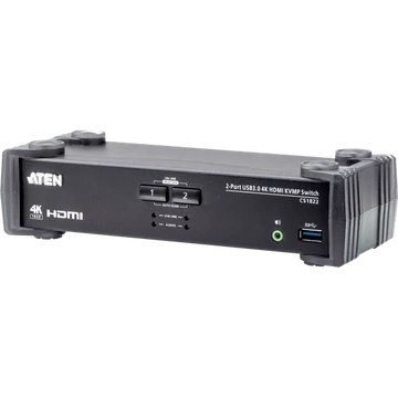 ATEN KVMP Switch USB 3.0, 4K HDMI, Dual Di splay, 2 port