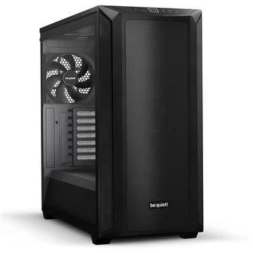 BE QUIET! Ház Midi ATX Shadow Base 800 Tápegység nélkül, Fekete Üvegfalú