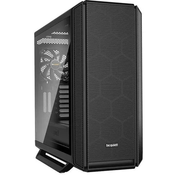 BE QUIET! Ház Midi ATX Silent Base 802 Tápegység nélkül, Fekete Üvegfalú