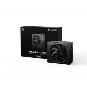BE QUIET! Tápegység Straight Power 12 750W, 13.5cm, 80+ Titanium Moduláris, Aktív PFC