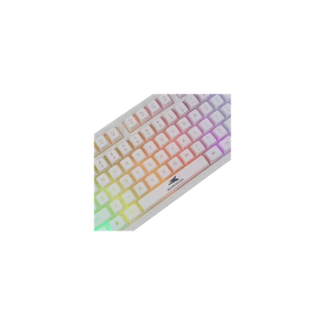 BARACUDA BGK-001114W fehér gamer billentyűzet, angol