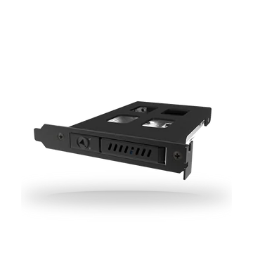 CHIEFTEC SATA Merevlemez keret, PCI-slot, 1x2,5&quot; SATA HDD, Fekete