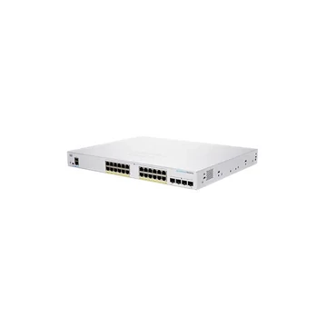 CISCO Switch 24x1000Mbps (POE+) + 4x10000Mbps SFP+, Menedzselhető, Fémházas, Rackes - CBS250-24FP-4X-EU