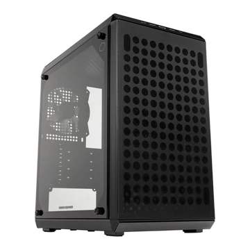 COOLER MASTER Ház Micro ATX MASTERBOX Q300L V2, 1 Ventillátorral, Tápegység nélkül, fekete