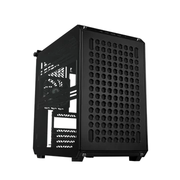 COOLER MASTER Ház Mid ATX QUBE 500 FLATPACK BLACK EDITION, 1db Ventilátorral, Tápegység nélkül, fekete