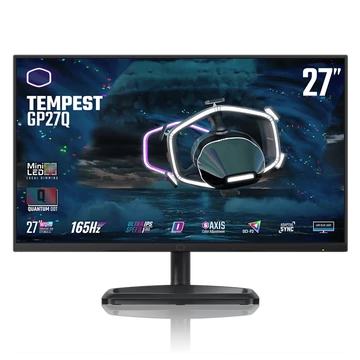 COOLER MASTER MiniLED Monitor 27&quot; TEMPEST GP27Q, 2K WQHD 2560x1440, 2xHDMI2.0/1xDisplayport