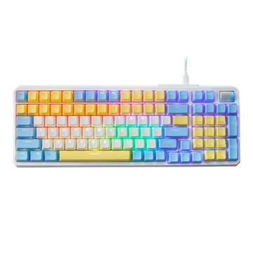 COOLER MASTER Vezetékes Billentyűzet CK570 RGB Mechanikus Gaming, Red Switch, Chun-Li Edition, angol