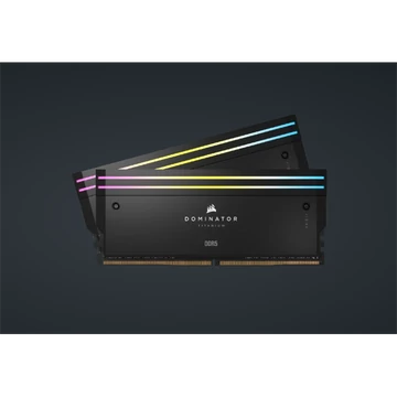 CORSAIR Memória DOMINATOR TITANIUM RGB DDR5 32GB 4800MHz CL30, INTEL (Kit of 2), fekete