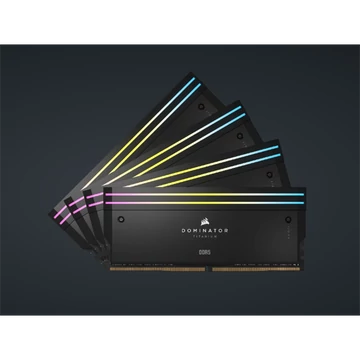 CORSAIR Memória DOMINATOR TITANIUM RGB DDR5 64GB 4800MHz CL36, INTEL (Kit of 4), fekete