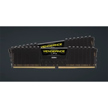 CORSAIR Memória VENGEANCE DDR4 16GB 3200MHz C16 LPX, XMP 2.0 (Kit of 2), fekete