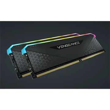 CORSAIR Memória VENGEANCE RGB DDR4 16GB 3200MHz C16 RS (Kit of 2), fekete