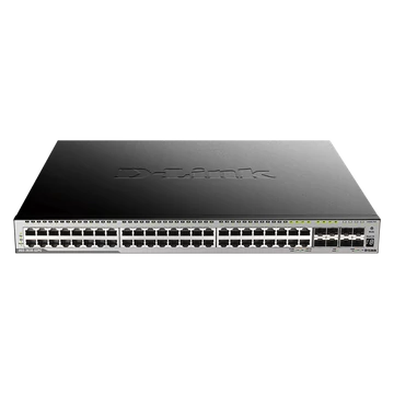 D-LINK Switch 44x1000Mbps + 4xGigabit SFP+ + 4xGigabit SFP kombó Menedzselhető, Rackes, DGS-3630-52TC/SI/E