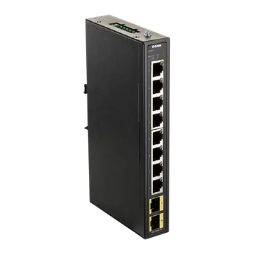 D-LINK Switch Ipari 8x1000Mbps + 2Gigabit SFP, DIS-100G-10S