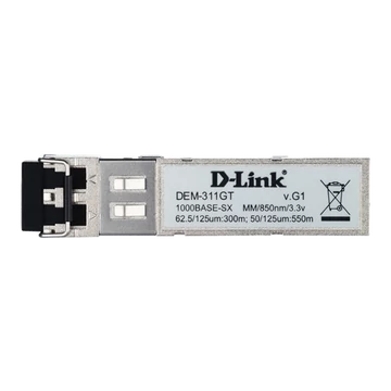D-LINK Switch SFP Modul 1000Base-SX + LC adóvevő, DEM-311GT/10 (10-PACK)