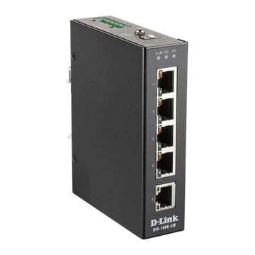 D-LINK Switch Ipari 5x100Mbps Fémházas, DIS-100E-5W