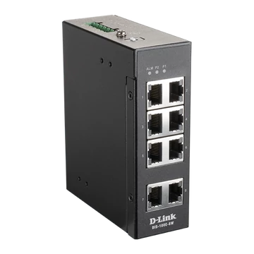 D-LINK Switch Ipari 8x100Mbps Fémházas,DIS-100E-8W