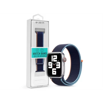DEVIA APPLE WATCH SZÖVET SPORT SZÍJ - NYLON WOVEN DELUXE SERIES SPORT3 WATCH LOOP - 38/40/41 MM - DEEP NAVY