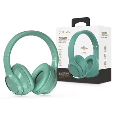 DEVIA ST383557  BLUETOOTH SZTEREÓ FEJHALLGATÓ BEÉPÍTETT MIKROFONNAL-zöld
