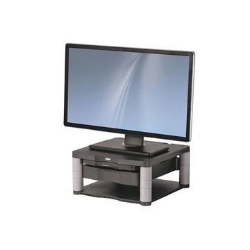 FELLOWES, Monitorállvány, &quot;Premium Plus™&quot;, grafitszürke