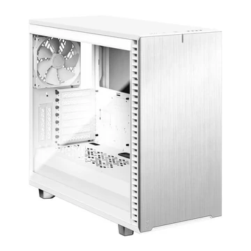 FRACTAL DESIGN Ház Midi ATX Define 7 TG Clear Tint Tápegység nélkül, Fehér Üvegfalú