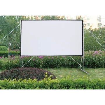 FUNSCREEN 200&quot; (16:9) Fast-Fold, hordozható, feszített keretes vetítővászon (Méret: 253x450 cm)