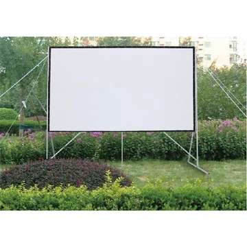 FUNSCREEN 180&quot; (4:3) Fast-Fold, hordozható, feszített keretes vetítővászon (Méret: 274x366 cm)
