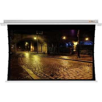 FUNSCREEN 102&quot; (16:10) PREMIUM PLUS motoros Vetítővászon (álmennyezeti,oldalfeszített,Méret:247x148,Lát.méret:221x138cm)