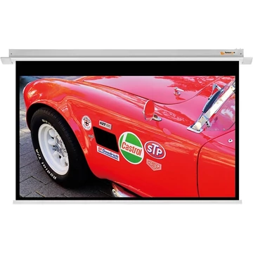 FUNSCREEN 77&quot; (16:9) Premium Plus motoros vetítővászon (álmennyezeti, Méret: 180x101 cm, Látható méret: 170x95 cm)