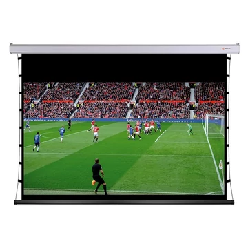 FUNSCREEN Feszített keretes, Motoros 213x320cm 16:9 (látható méret 168x300cm) vetítővászon