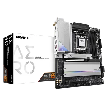 GIGABYTE Alaplap AM5 B650 AERO G AMD B650, ATX
