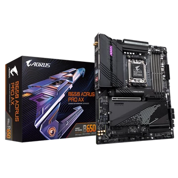 GIGABYTE Alaplap AM5 B650 AORUS PRO AX AMD B650, ATX