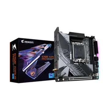 GIGABYTE Alaplap S1700 B760I AORUS PRO INTEL B760, mini-ITX