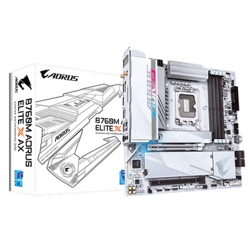 GIGABYTE Alaplap S1700 B760M AORUS ELITE X AX INTEL B760, mATX