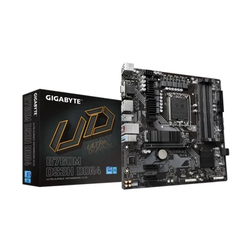 GIGABYTE Alaplap S1700 B760M DS3H DDR4 INTEL B760, mATX