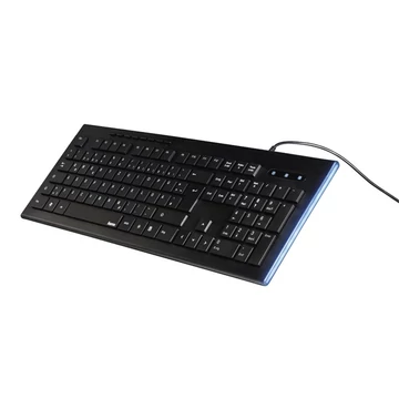 HAMA 182663, BILLENTYŰZET &quot;ANZANO&quot; MULTIMEDIA, (+LED) USB
