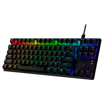 HP HYPERX vezetékes mechanikus gaming billentyűzet Alloy Origins Core PBT kék switch - amerikai lokalizáció