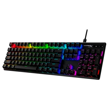 HP HYPERX vezetékes mechanikus gaming billentyűzet Alloy Origins PBT piros switch - amerikai lokalizáció
