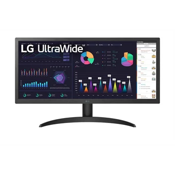 LG IPS monitor 25.7&quot; 26WQ500, 2560x1080, 21:9, 250cd/m2, 5ms, 2xHDMI, HDR10, FreeSync